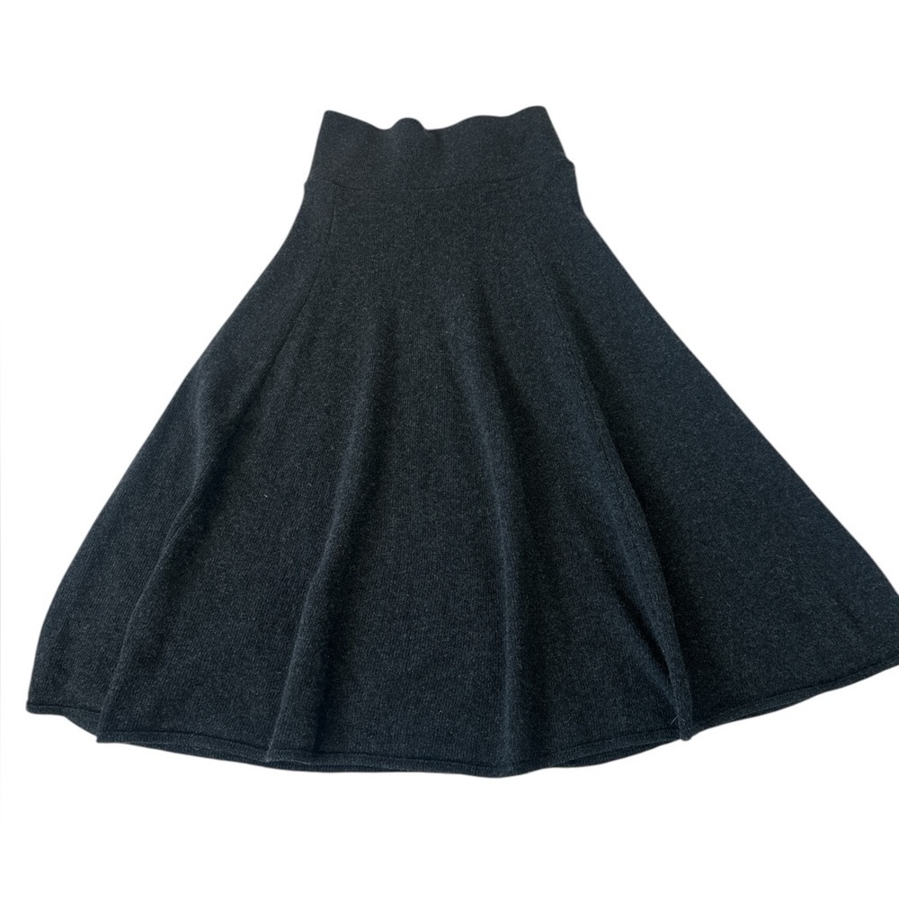 Zara ZW Collection Wool Melange A-line Midi Skirt - Picture 5 of 12